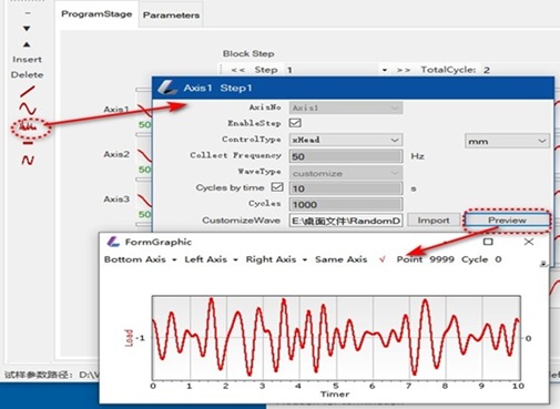 Spectrum Loading and custom waveform